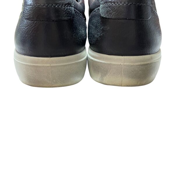 ECCO Black 46 (12) Extra Wide Mens Loafer Lace Up (slight wear see pictures)‎ main image 6